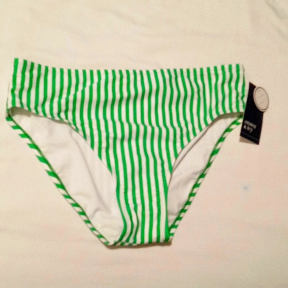 NWT WOMENS SZ L BATHING SUIT BOTTOMS